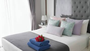 Een strijkplank/strijkijzer, internet, beddengoed, rolstoeltoegankelijk