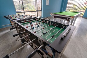 Outdoor banquet area