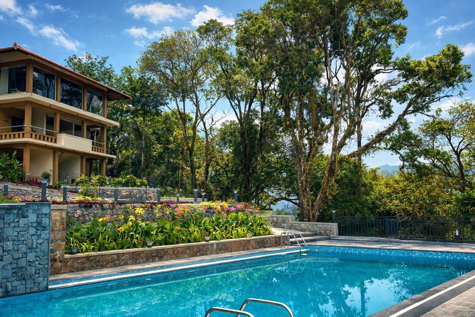 Mountain Chalet | In-room safe, desk, laptop workspace, blackout curtains