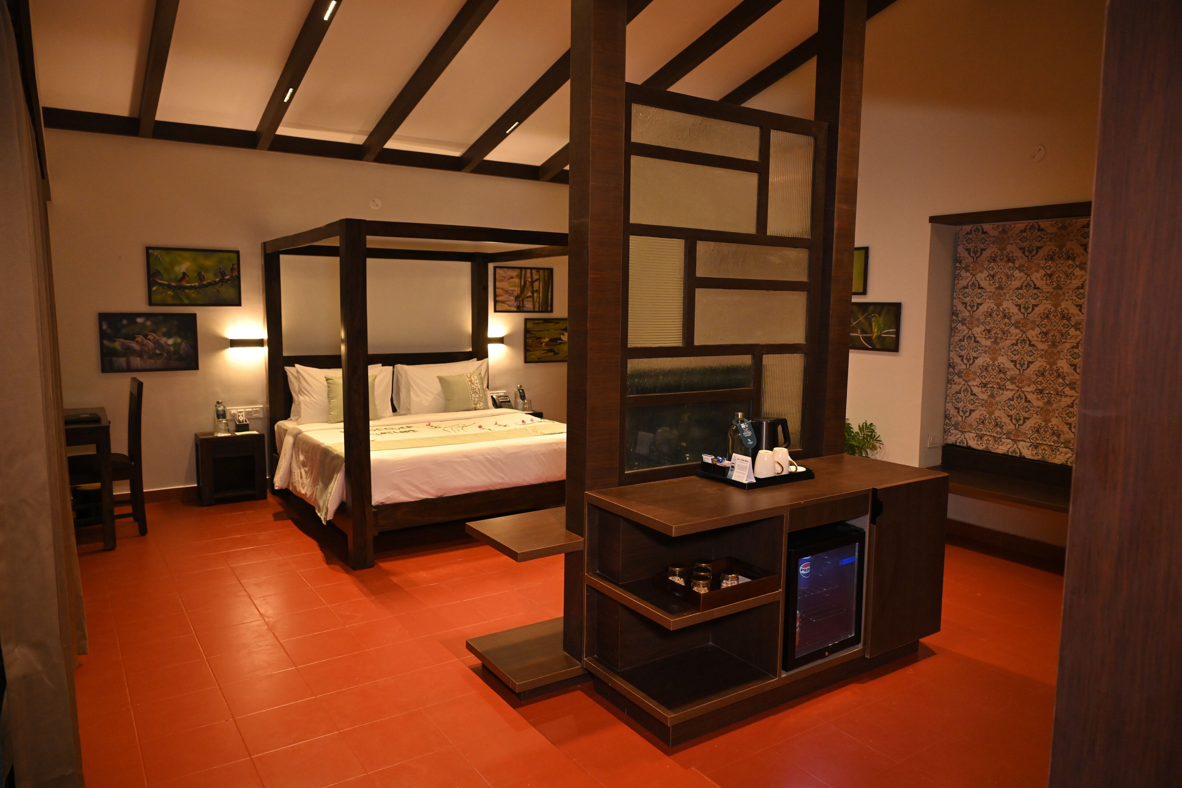 Tranquil Stream Side Cottage | In-room safe, desk, laptop workspace, blackout drapes