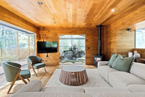 TV, fireplace, foosball, offices