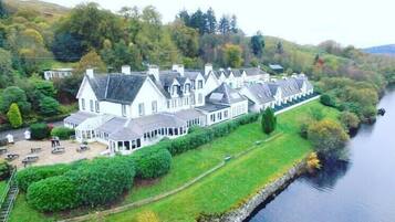 Majoituspaikan julkisivu