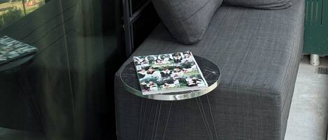 Appartement, 1 chambre, balcon | Aire de séjour