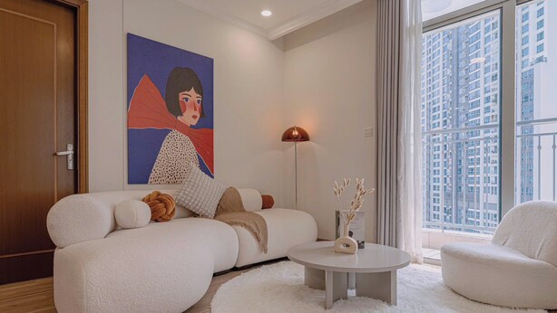 Living area - BH homestay Group: 2 Bedroom Aprt  in Sunrise Riverside  in Nha Be District (Thành phố Hồ Chí Minh)
