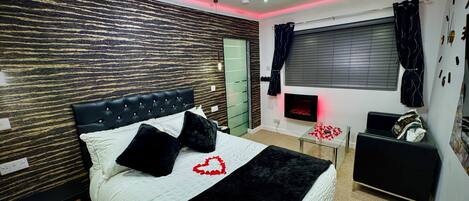 1 間睡房、熨斗/熨衫板、免費 Wi-Fi、床單