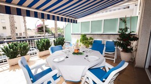 Outdoor dining - 01.00 Platja D'Aro duplex centro con parking (Platja d´Aro)