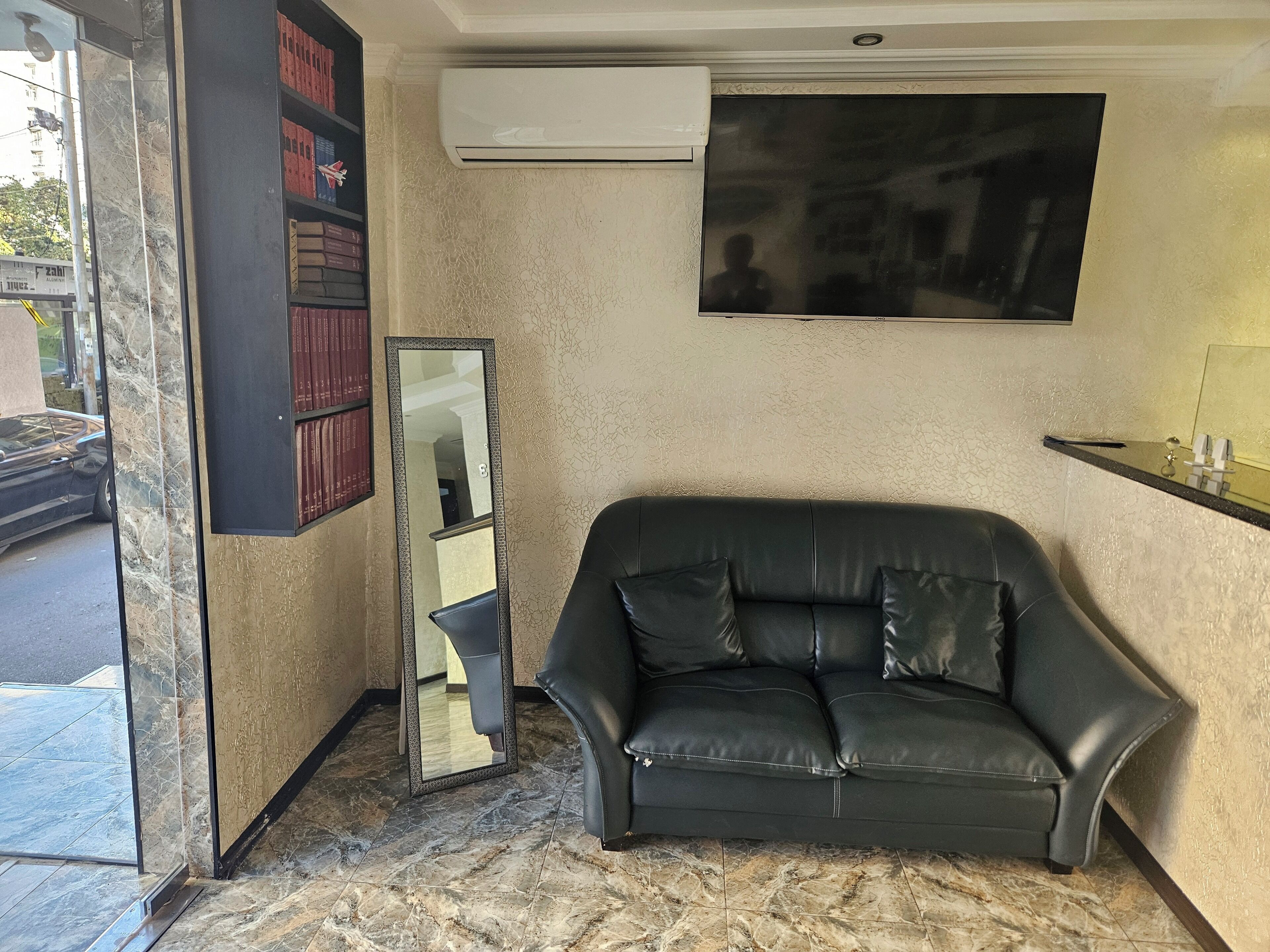 Sala de estar en el lobby