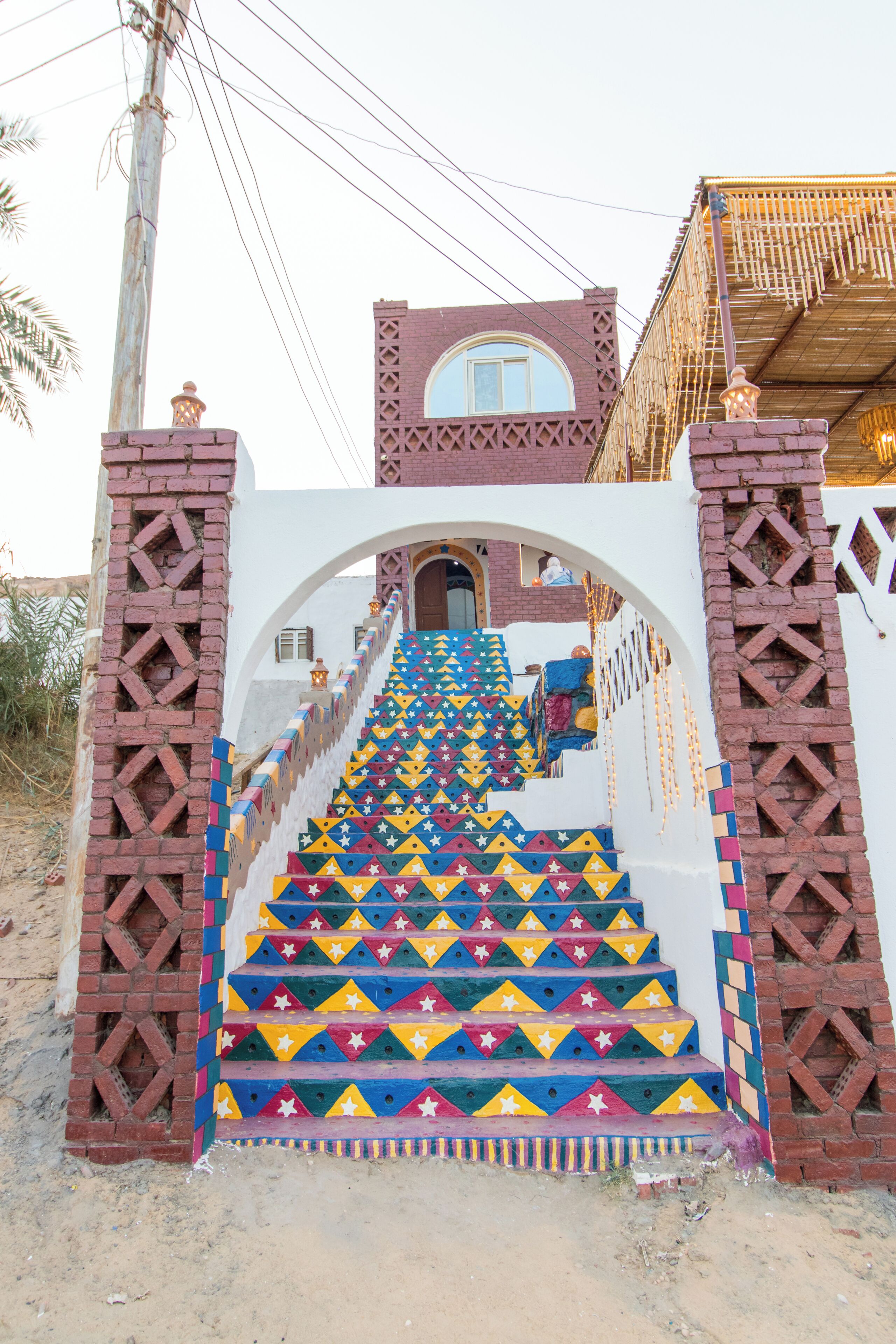 Fassade der Unterkunft