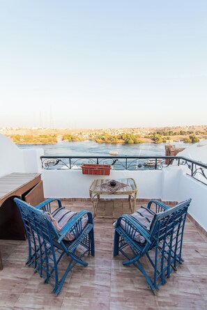 Deluxe Duplex, River View | Beach/ocean view - Casa Nile View Rooms - Nubian hotel - by kerma hospitality (Aswan)