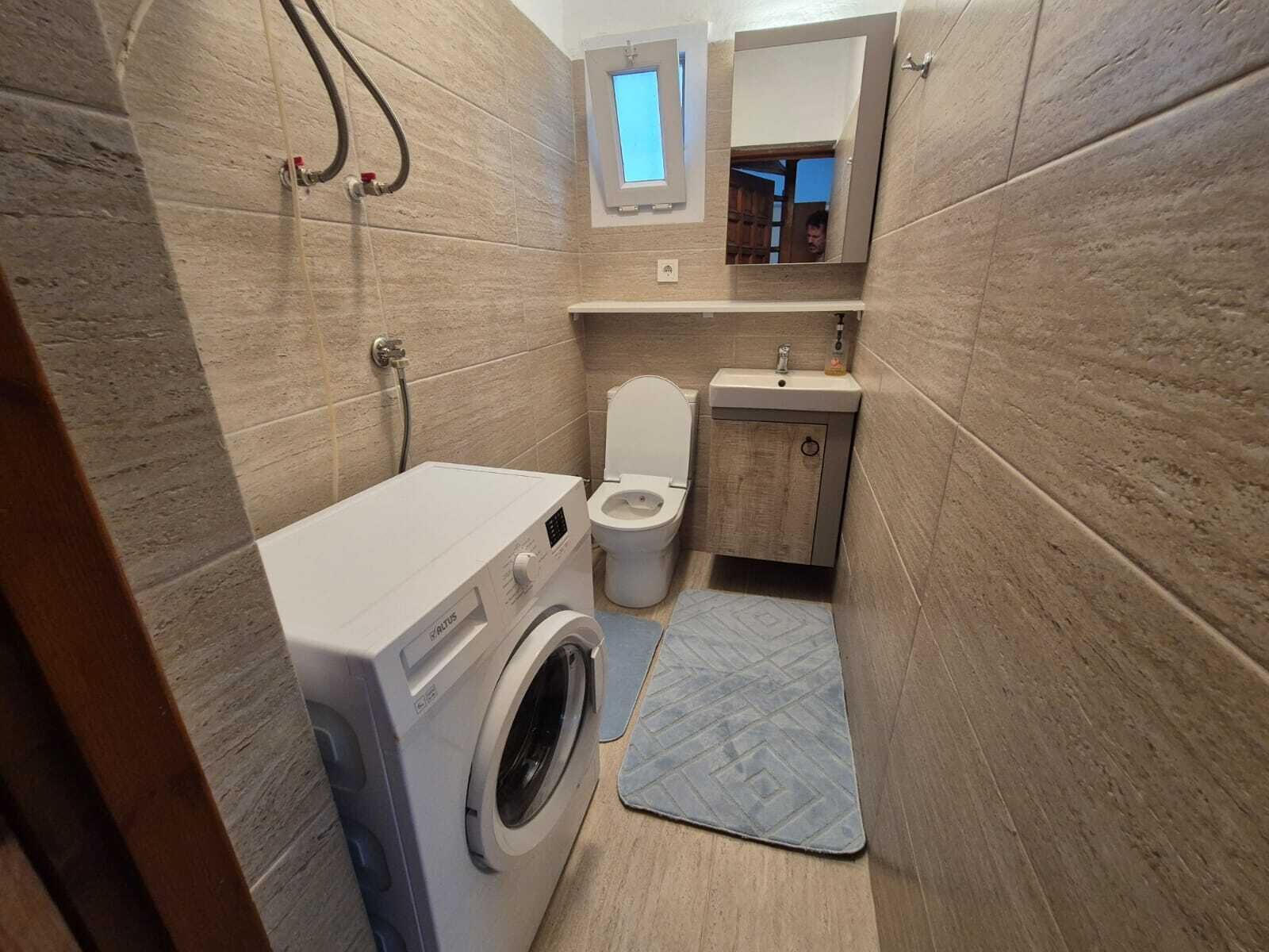 Hair dryer, towels