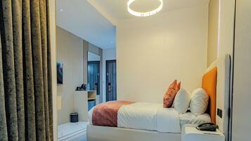 Comfort eenpersoonskamer | Een laptopwerkplek, gratis wifi