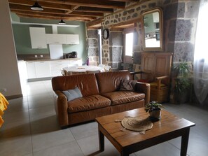 TV connectée, cheminée