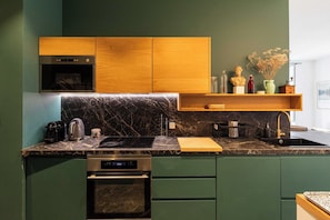 Private kitchen - Luminous Apartment 2br/4p - Bellecour/place Ampere (Lyon)