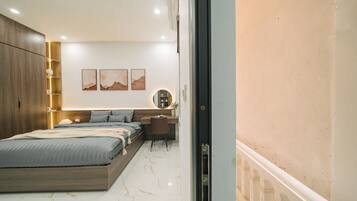 Economy-dobbeltværelse - 1 kingsize-seng - terrasse | Terrasse/gårdhave