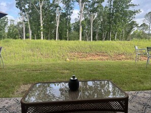 Outdoor dining - Perfect 4-bedroom house with AC and a large game room in charming Springville,AL (Springville)