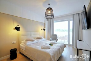 Comfort-Apartment (A115) | Bügeleisen/Bügelbrett, kostenloses WLAN, Bettwäsche