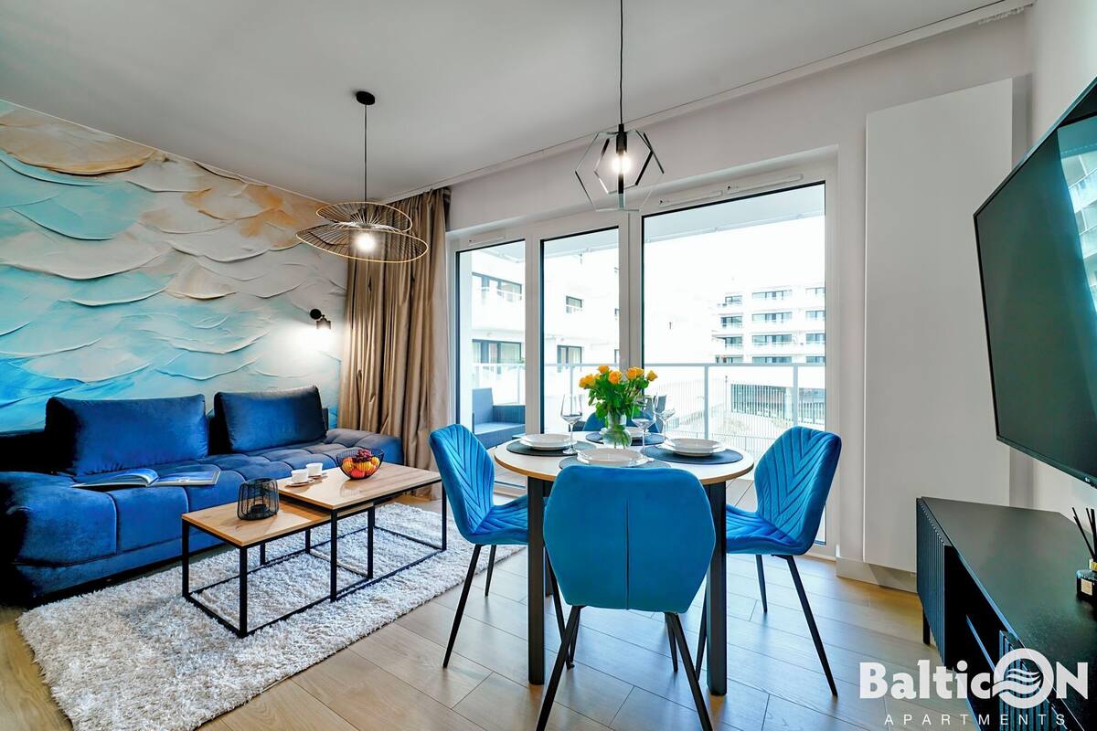 Studiosuite, 1 Queen-Bett und Schlafsofa, Kochnische (D111) | Wohnbereich | 40-Zoll-Smart-TV mit Digitalempfang