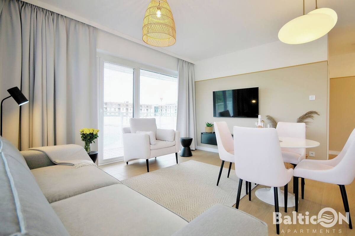 Comfort-Apartment (A115) | Wohnbereich | 40-Zoll-Smart-TV mit Digitalempfang