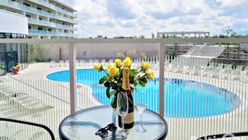 Studiosuite, 1 Queen-Bett und Schlafsofa, Kochnische (C007) | Ausblick vom Zimmer