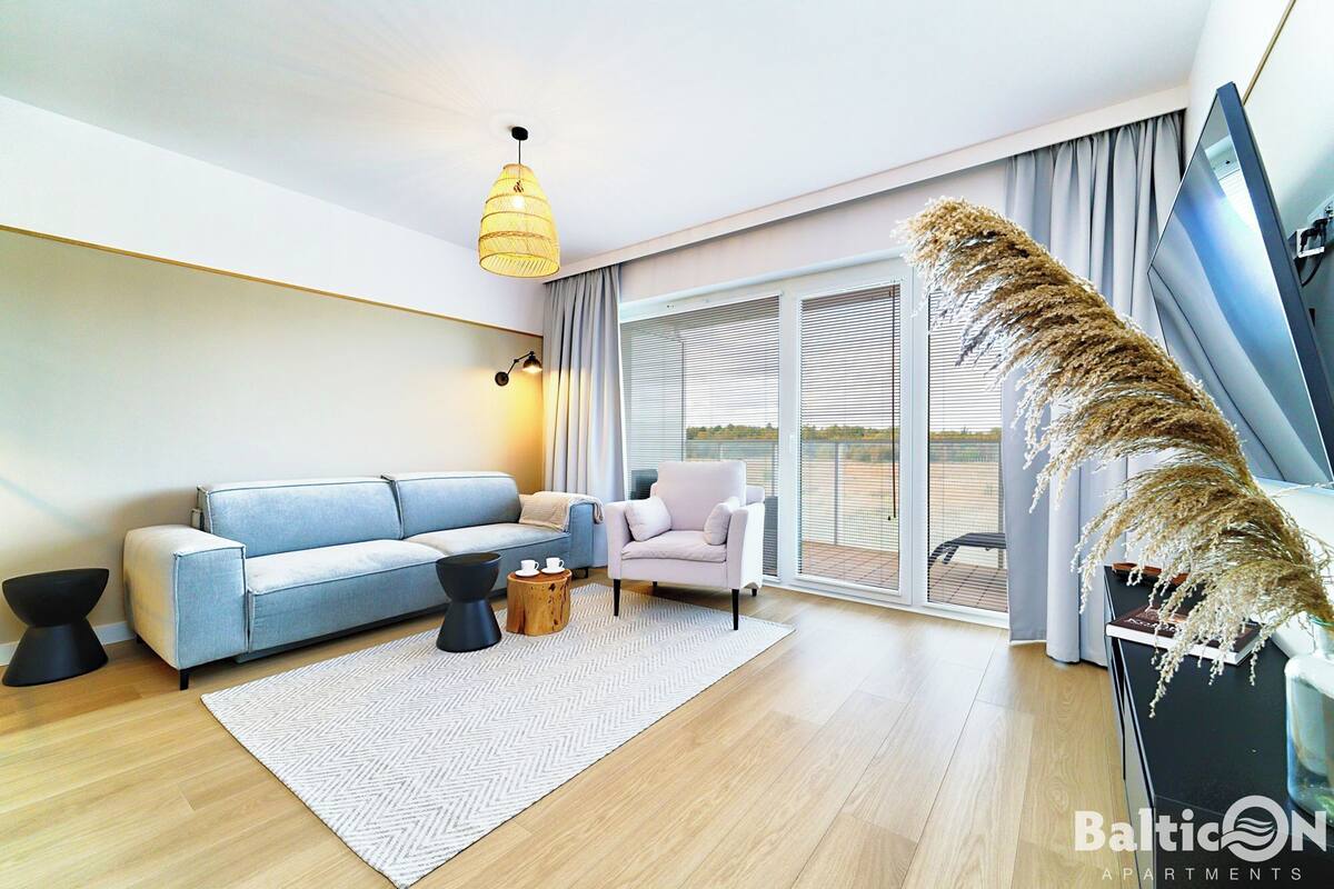 Comfort-Apartment (A214) | Wohnbereich | 40-Zoll-Smart-TV mit Digitalempfang