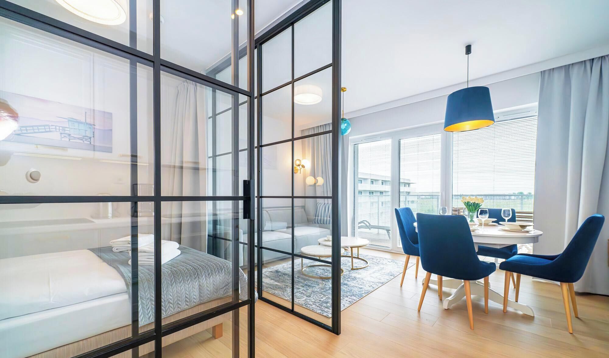 Classic Apartment C307 | Living area | 40-inch Smart TV with digital channels