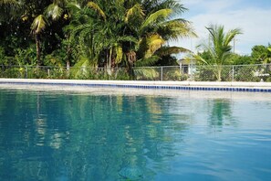 Outdoor pool, a heated pool - Waterfront Retreat + Heated Pool + Sand Court (Miami)