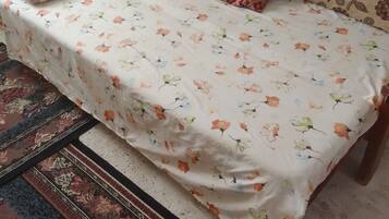 Iron/ironing board, bed sheets