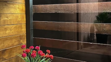 Habitació individual Comfort, vistes a la muntanya | Terrassa o pati