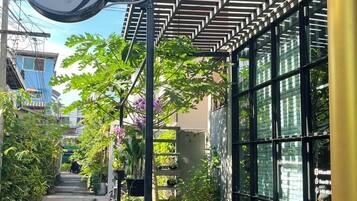 Voorkant van accommodatie