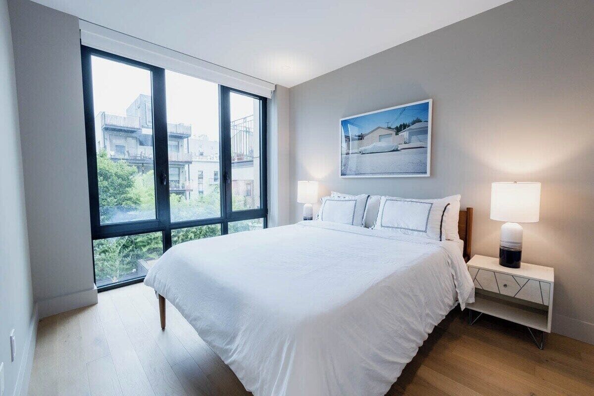 Lejlighed - 1 soveværelse - ikke-ryger - køkken | Skrivebord, arbejdsområde til bærbare computere, mørklægningsgardiner