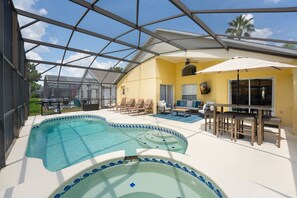 Pool - Carpet-free 4BR w/ Pool, 2 Master Bds, Near Disney (Kissimmee)