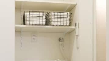 Free toiletries, hair dryer, towels, shampoo