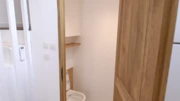 Towels, soap, toilet paper