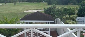 2-bedroom villa 332E on the golf course in marvelous Jolly Harbour AC throughout