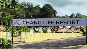 Façana frontal de l'allotjament