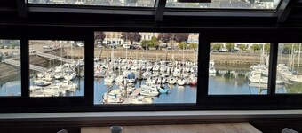 Gite "La Boite de Sardines" 180° view of Douarnenez marina
