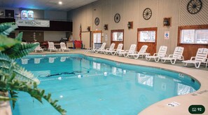 Indoor pool, a heated pool
