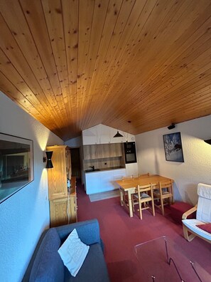 Living area - Apartment rental at the foot of the Grand Bornand ski slopes (Le Grand-Bornand)