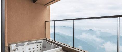 Apartamento luxo | Terraço/pátio