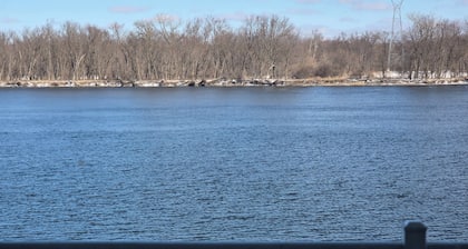 Nice 2-bedroom waterfront condo with boat slip in charming Wabasha, MN.