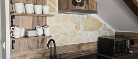 Departamento (Apartment Angir Martina with sea view) | Cocina privada | Refrigerador