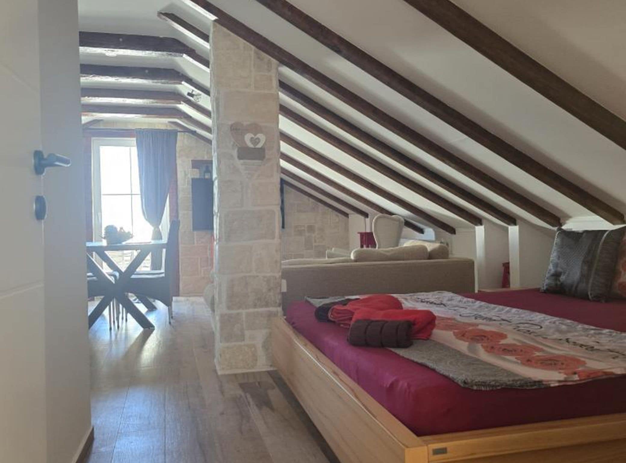 公寓 (Apartment Angir Martina with sea view) | 2 多间卧室