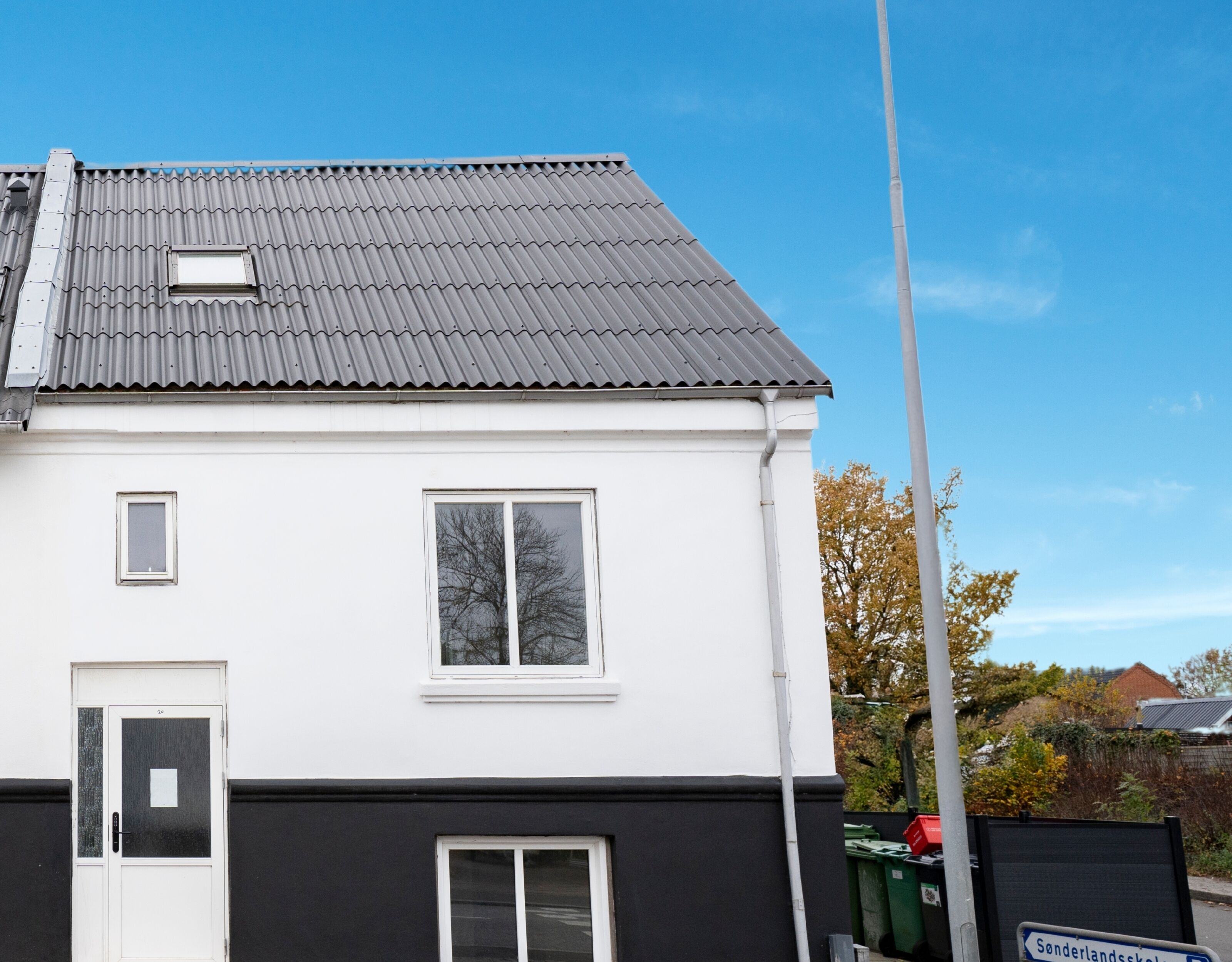 Overnatningsstedets facade