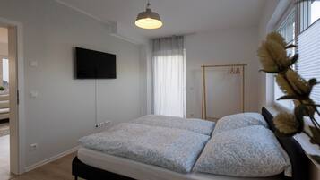 1 Schlafzimmer, kostenloses WLAN, Bettwäsche