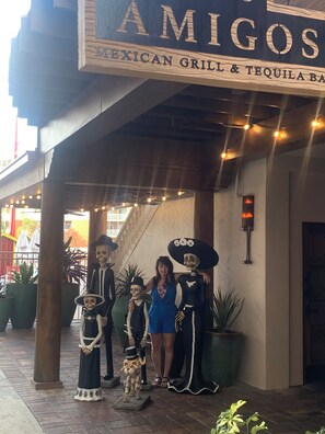 تفاصيل الفندق من الخارج