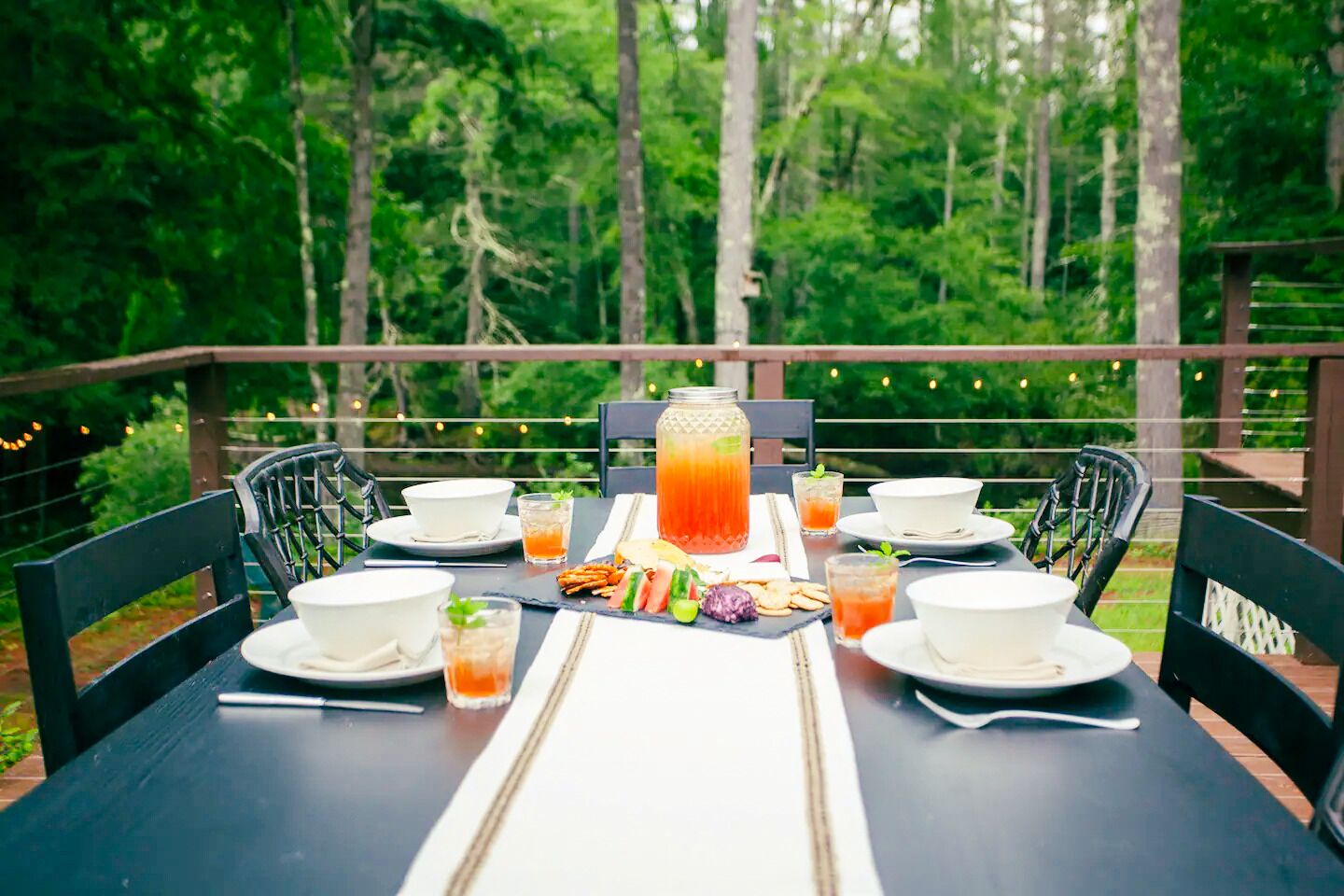 Opções para refeição ao ar livre