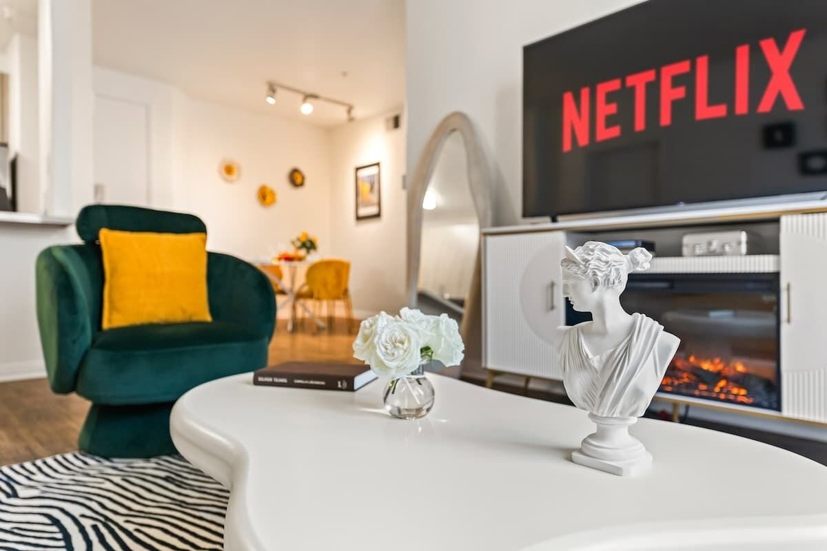 Fernseher, Kamin, Videospiele