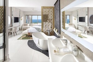 Dusche, Haartrockner, Bidet, Handtücher