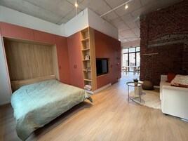 1 habitación y ropa de cama 