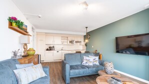 Apartment | Living room - 4-person Apartment With Island View (De Koog)